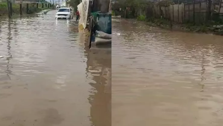 Inundación en Cañón del Padre Tijuana