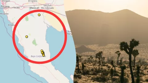Ocho sismos registrados en las últimas 24 horas en Baja California, cerca de la Falla de San Andrés y otras fallas activas