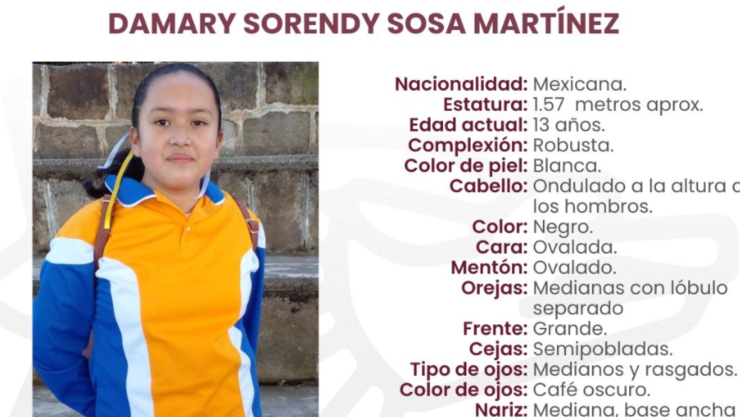 Reportan a Damary Sorendy Sosa como desaparecida en Chingahuapan, Puebla