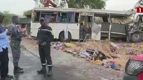 Senegal choque autobuses Muertos y heridos