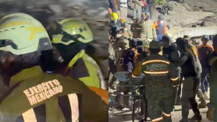 Héroes mexicanos en Venezuela: Así rescataron soldados del ejército a un pequeño de 11 años que estaba en los escombros - VIDEO