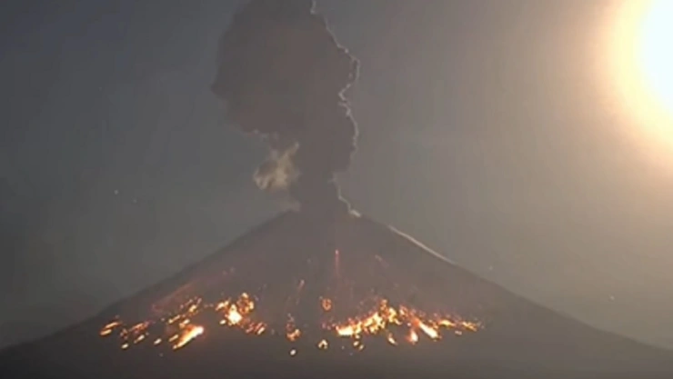 explosión popocatépetl 6 de enero