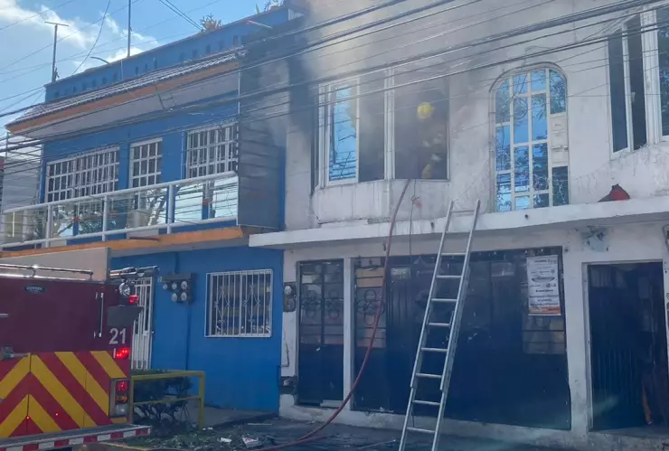 Incendio en Xalapa