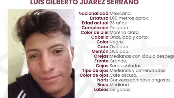 Reportan a Luis Gilberto Juárez como desaparecido en la ciudad de Puebla