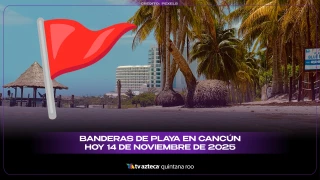 Banderas de playa en Cancún hoy: estado del mar y alertas para este 14 de noviembre de 2025