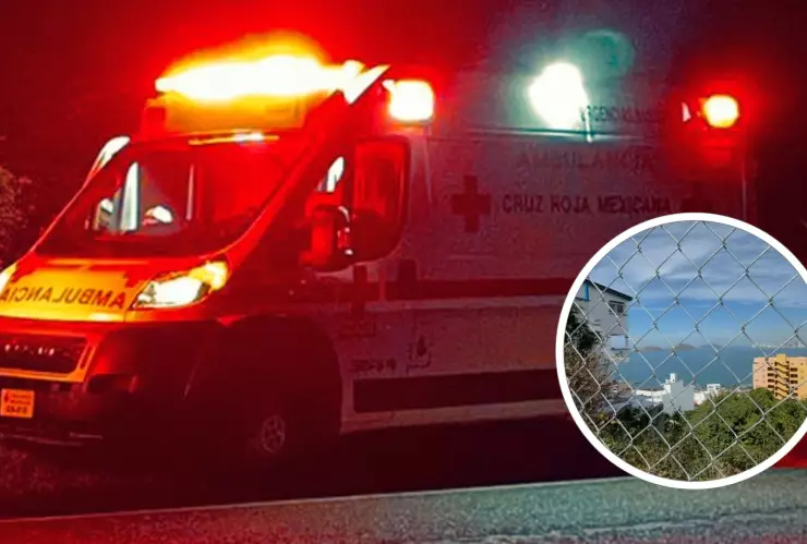 Hombre cae del Cerro de la Nevería en Mazatlán