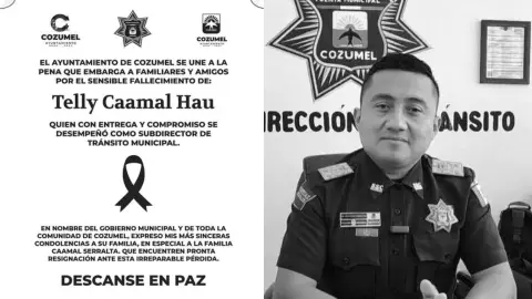 Muere el Subdirector de Tránsito Municipal de Cozumel