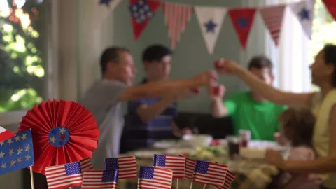 El 4 de julio se celebra con diversas actividades familiares o entre amigos.