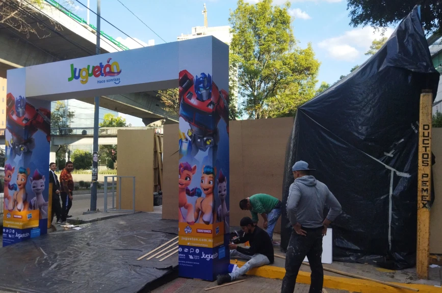 El contenedor de la edición 28 del Juguetón Azteca ya está listo para tu visita.