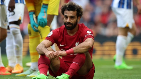 Mohamed Salah con el Liverpool