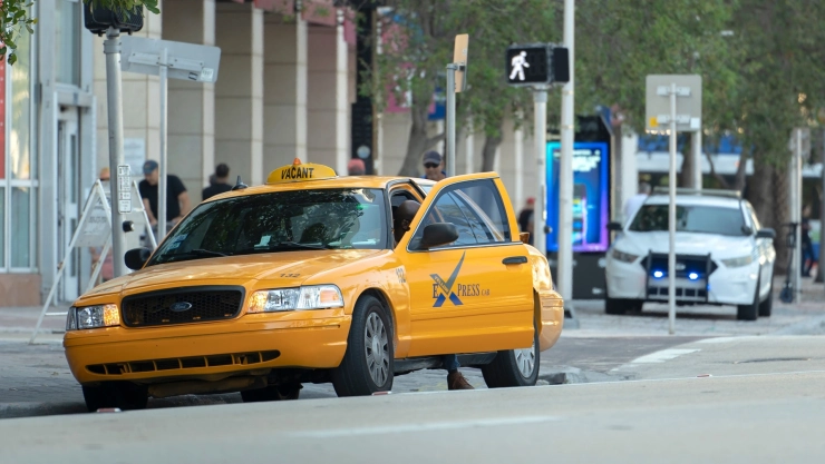 Un taxi del estado de Florida