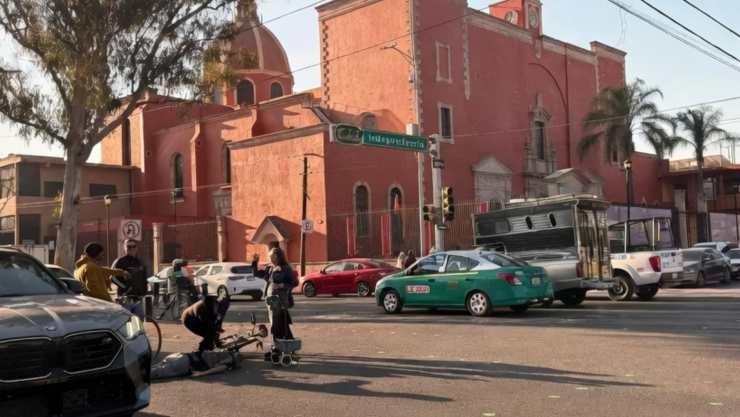 Ciclista atropellado en San Miguel