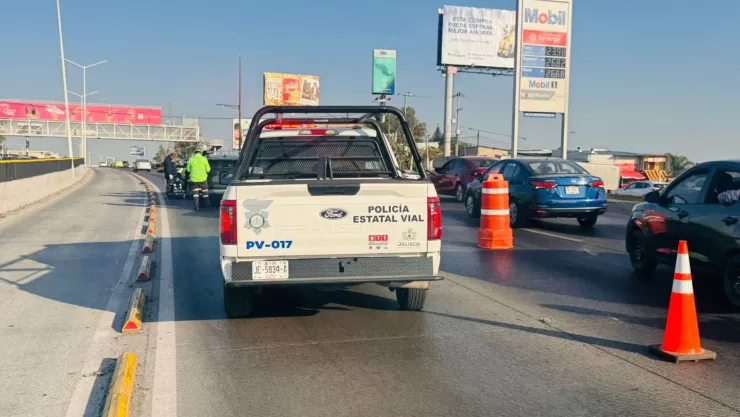 Hay cierres viales Reportan un accidente vehicular sobre Periférico Poniente