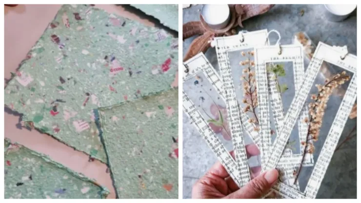 ideas reciclar papel
