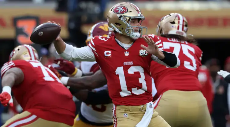 El quarterback de los 49ers de San Francisco Brock Purdy.