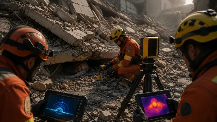 Tecnología de rescate en terremotos: cómo los equipos encuentran sobrevivientes bajo los escombros