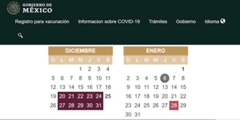 El calendario SEP marca que las vacaciones de invierno para los estudiantes y maestros de nivel básico serán de 10 días hábiles.