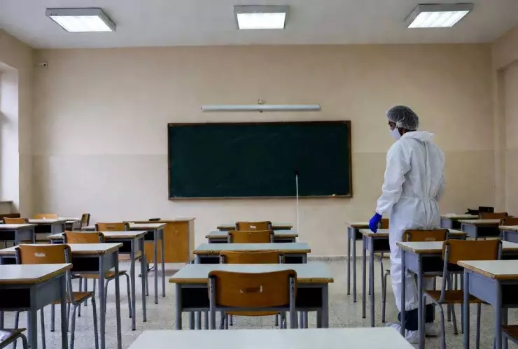 Cancelación de clases por sarampión