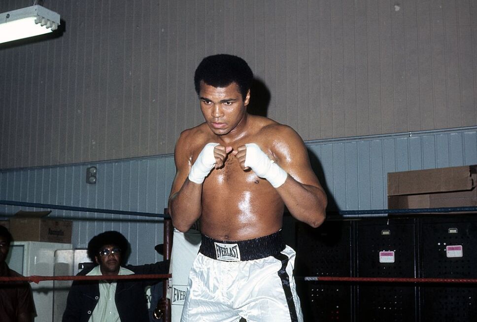 Muhammad Ali entrena en Gleasons Gym