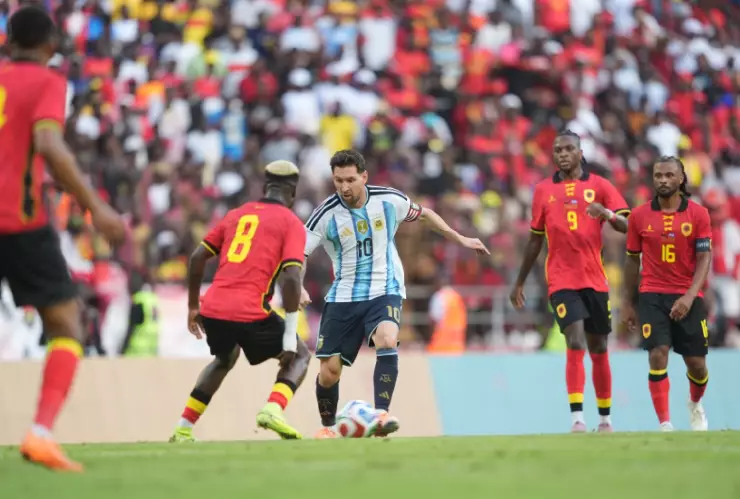 Argentina Angola partido amistoso Lionel Messi