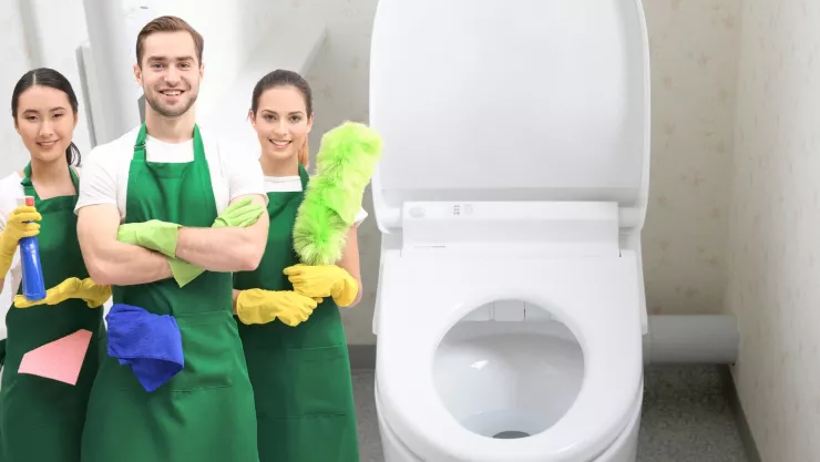 Este es el método más fácil para eliminar la línea amarilla del inodoro.