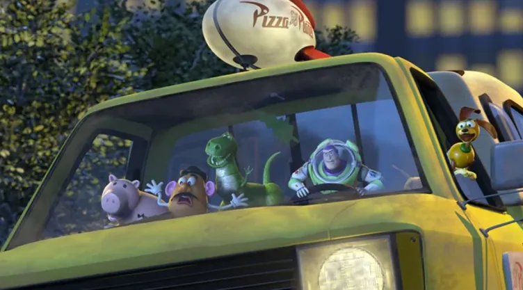 ¿En qué películas aparece la camioneta de Pizza Planet?