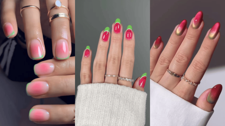 Las 5 mejores manicuras sandía para la primavera.png