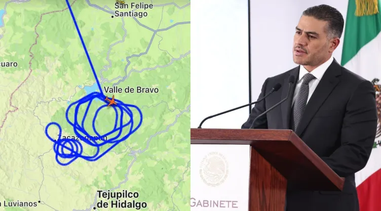 Sobrevuelo de un dron de Estados Unidos en Valle de Bravo.