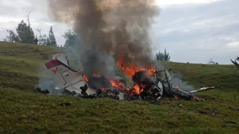 Se desploma de avión