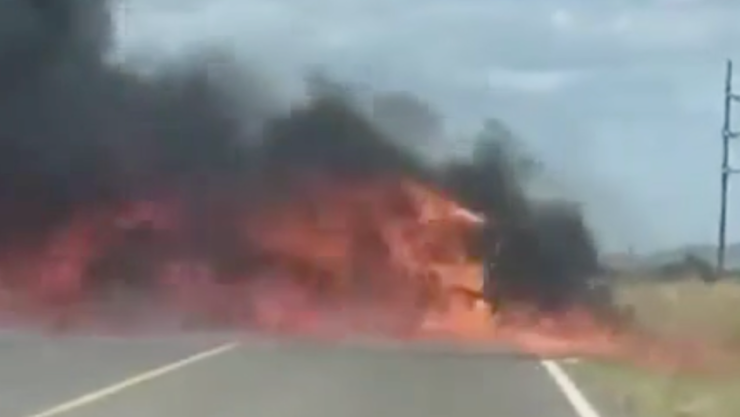 Incendio en Carichí