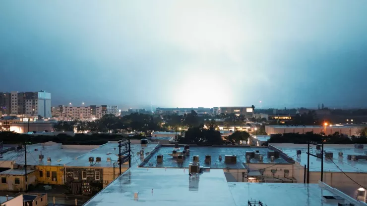 Huracán Milton toca tierra