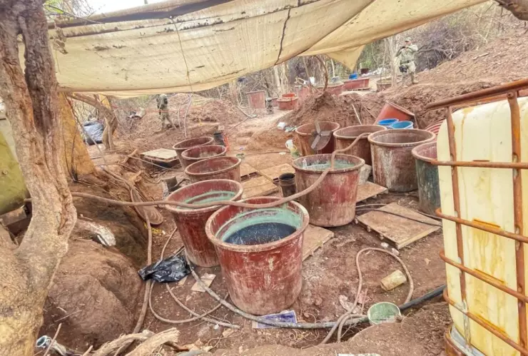 Desmantelan el laboratorio clandestino de drogas más grande de este sexenio en Sonora