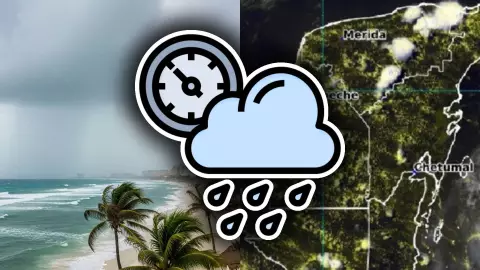¡Atención, Quintana Roo! Hora EXACTA en la que se esperan lluvias fuertes HOY martes 12 de agosto de 2025