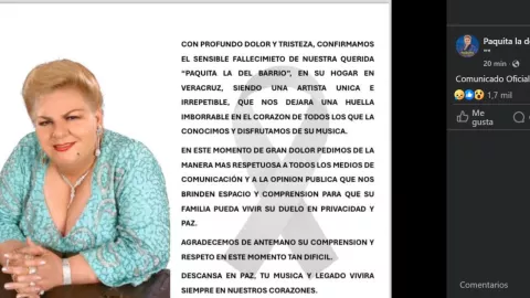 Muere paquita la del bario hoy 17 de febrero de 2025