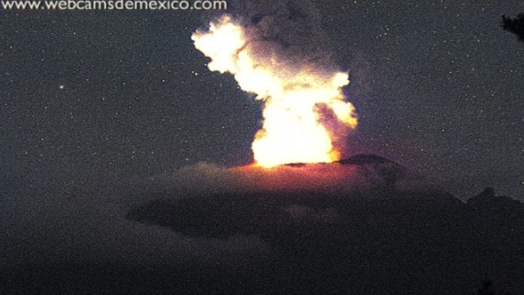explosión volcán popocatépetl hoy