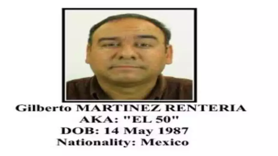 Gilberto Martínez Rentería, “El 50”.