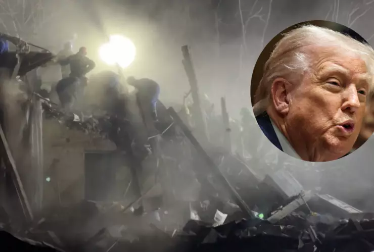 Donald Trump critica a Rusia tras el ataque más mortal en Kyiv en meses