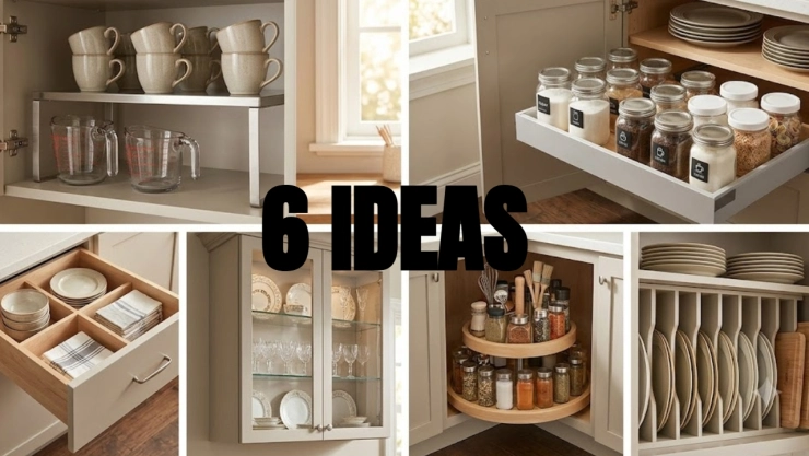 Cómo reemplazar las clásicas tazas colgadas con estas 6 ideas que hacen ver tu cocina más ordenada