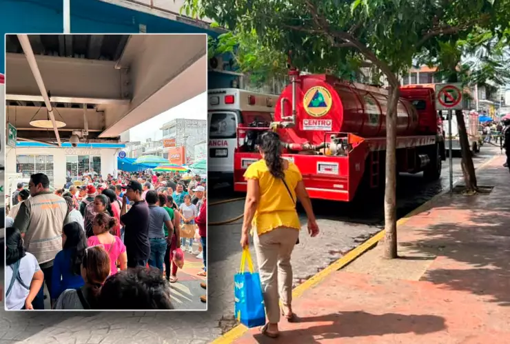 Pirotecnia ocasiona incendio en Mercado Pino Suárez de Tabasco