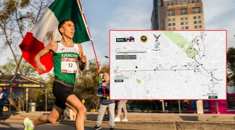 Calles cerradas por el Maratón 2024 en CDMX este domingo 25 de agosto