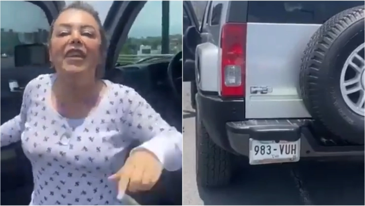 La conductora de la Hummer fue apodada en redes sociales como Lady Collado.