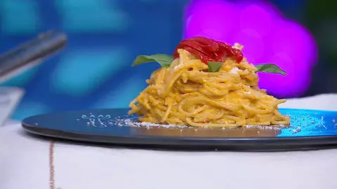 pasta con pimiento