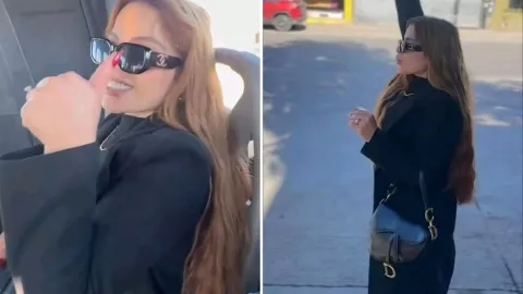 Ese bolso todo que ver; captan a Lupita Cardoza en transporte público de Tijuana.jpg