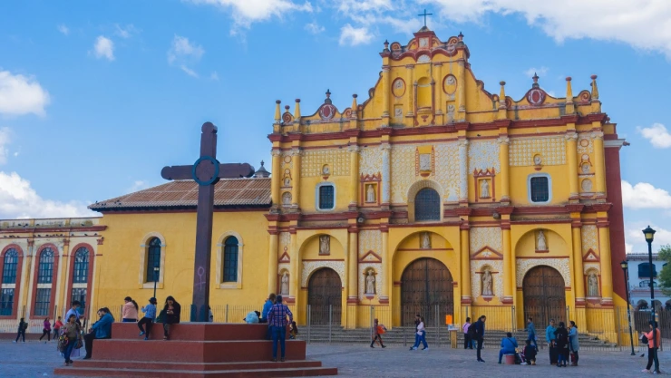 Iglesia en San Cristóbal de las Casas, Chiapas.