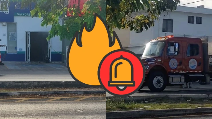 VIDEO: Se registra incendio en tienda de autoservicio en Av. Kabah en Cancún HOY; esto se sabe sobre la causa del siniestro