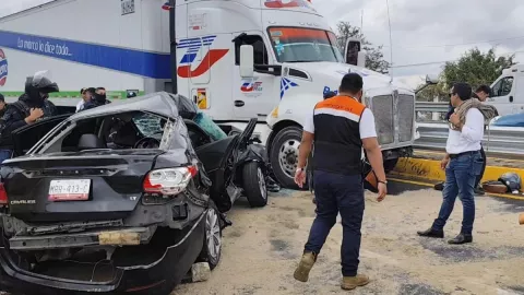 accidente en la carretera federal Xalapa–Veracruz