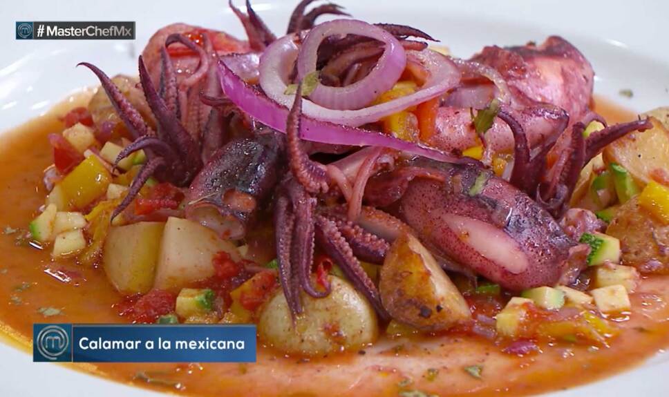 Calamar a la mexicana