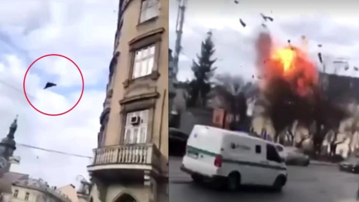 Ataque con dron en Ucrania destruye iglesia Patrimonio de la Humanidad en Lviv