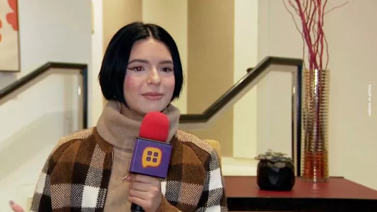 EXCLUSIVA. Ángela Aguilar se sorprendió con el drag que la imita.