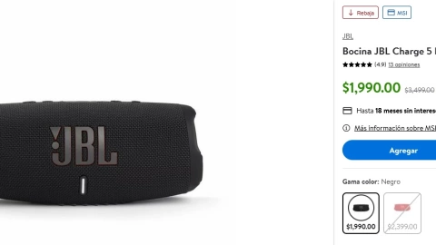Walmart y la oferta en la bocina JBL